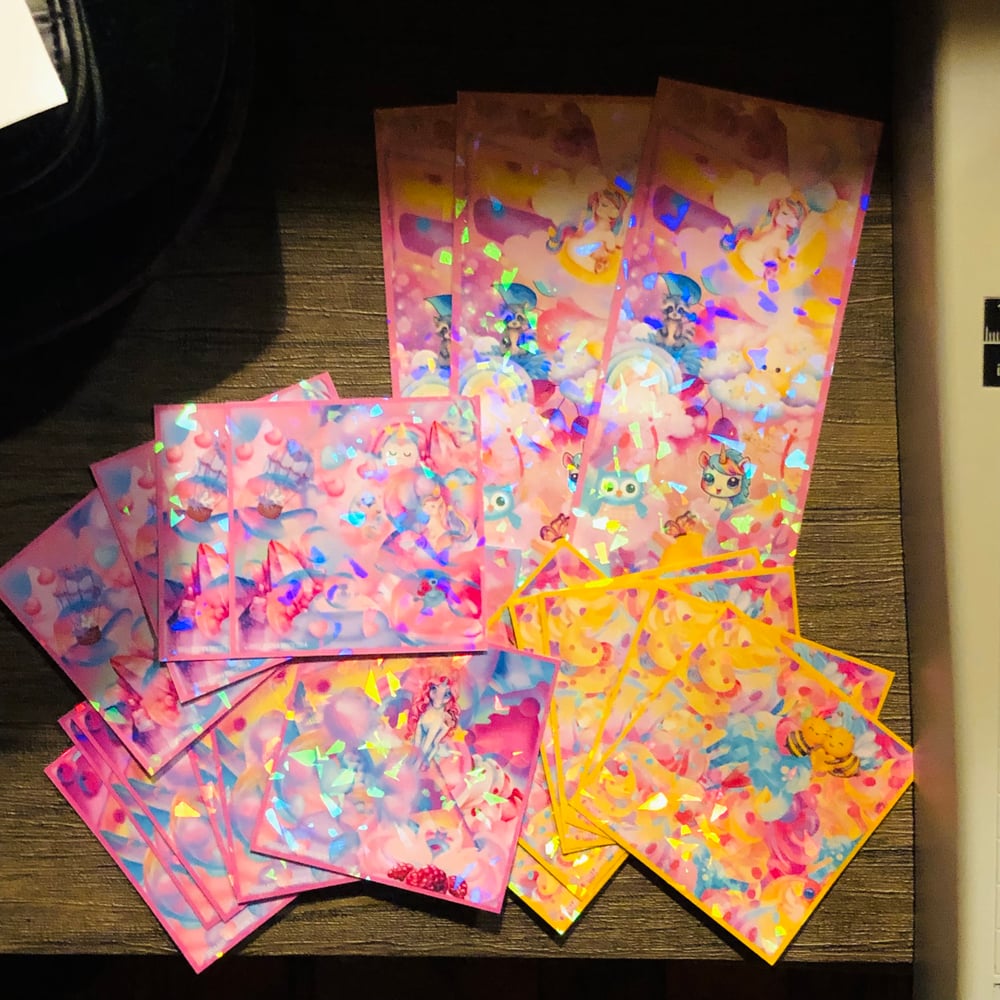 Image of Cuddly Bumblies | Holographic Sticker and Print