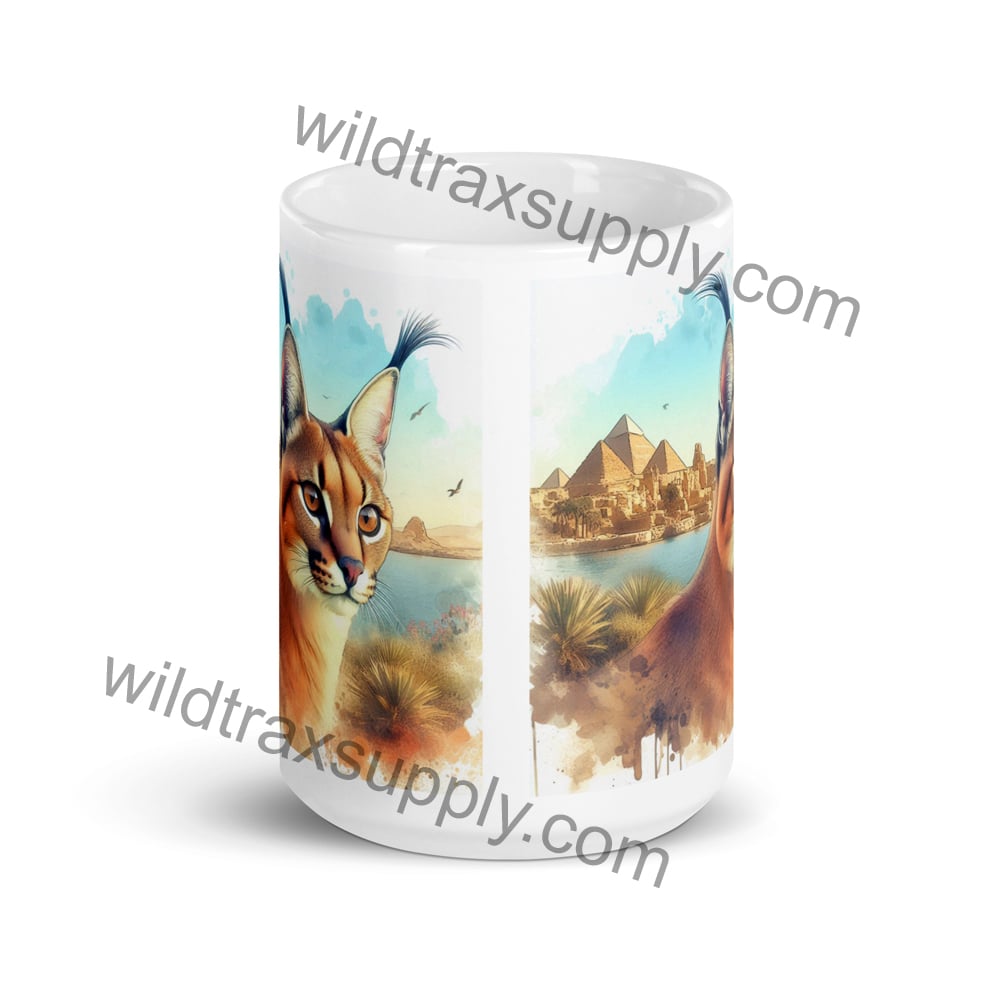 Caracal ceramic coffee mug 15 oz