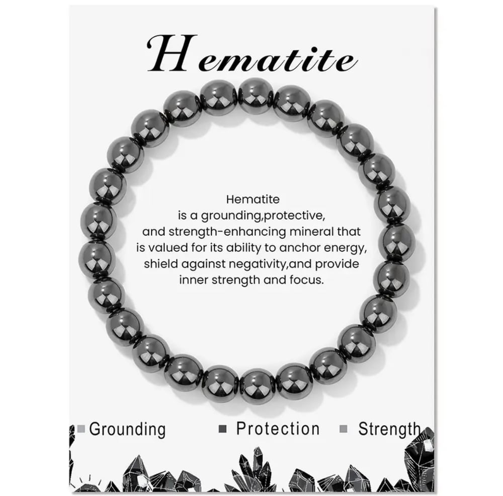 Image of Hematite crystal bracelet 