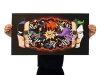 Image 1 of 'BATMAN v THE JOKER' Fine Art Print