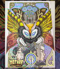 Image 1 of MOTHRA: QUEEN OF THE MONSTERS #1 Original Cover Art