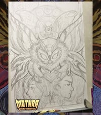 Image 3 of MOTHRA: QUEEN OF THE MONSTERS #1 Original Cover Art