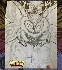 Image 2 of MOTHRA: QUEEN OF THE MONSTERS #1 Original Cover Art