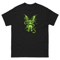 Image 1 of C’Thulhu Kitty In Green Black T-Shirt