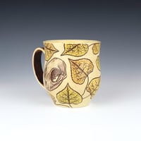 Image 2 of 16 oz - Cat Skull & Cottonwood Leaf Mug