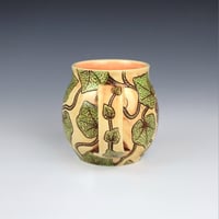 Image 5 of 16 oz - Cat Skull & Pumpkin Vines Mug