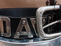 HD Belt - Metal Font Men's Leather Belt 