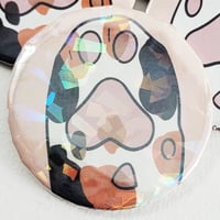 Image 2 of Cat Paw 2.25" Pinback Buttons