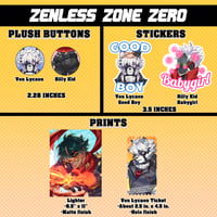 Image 1 of ZZZ Plush Buttons and Stickers