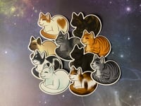 Image 1 of Cute Cat Loaf Stickers