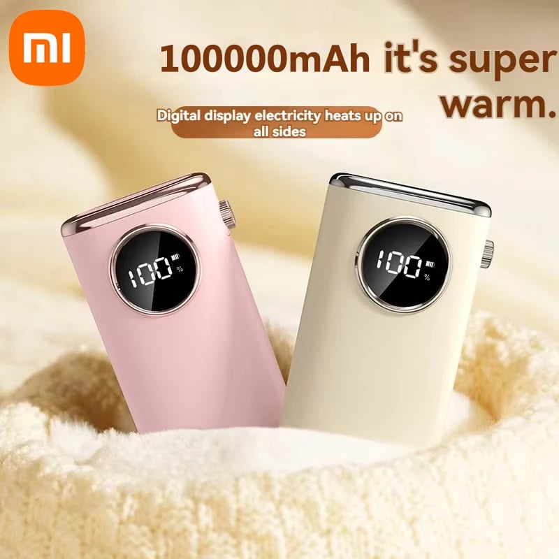 MSL Portable Pocket Hand Warmer with Digital Display for Winter Warmth