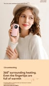 MSL Portable Pocket Hand Warmer with Digital Display for Winter Warmth