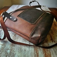Image 2 of Leather tote bag