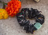Image 1 of dante dia de los muertos scrunchie
