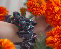Image 2 of dante dia de los muertos scrunchie