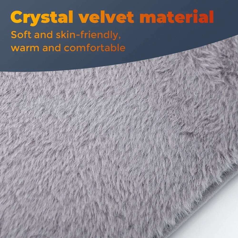 MSL Portable Hand Warmer Graphene Rapid Heating Pad Soft Adjustable Waist Warmer Winter Warming