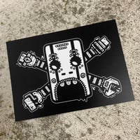Image 1 of SKULL&CROSSBONES - A6 POSTCARD