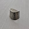 Sterling Silver Textured Wrap Ring