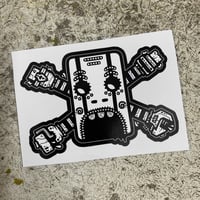 Image 1 of SKULL&CROSSBONES - STICKER