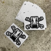 Image 2 of SKULL&CROSSBONES - STICKER