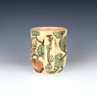 Image 5 of 14 oz - Coyote Skull & Pumpkin Mug