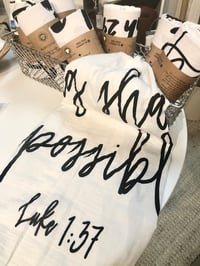 Image 5 of Organic Swaddle Blanket-Jesus Loves Me