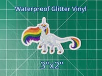 Image 2 of LGBTQ+ Glitter Unicorn Stickers