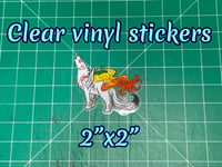 Image 2 of Okami Amaterasu Clear Sticker