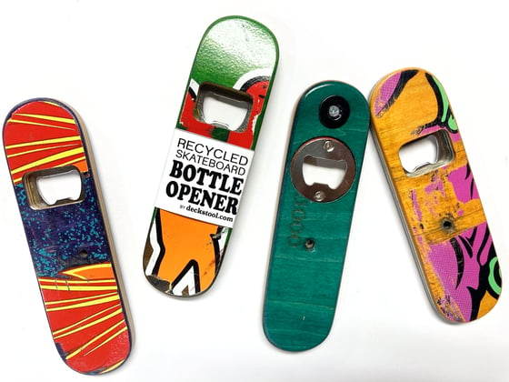 Image of SkatePop - Recycled Skateboard Bottle Opener