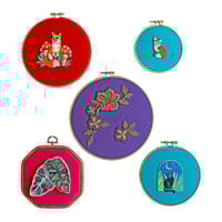 Image 3 of Fox and Flora Wall-hanging