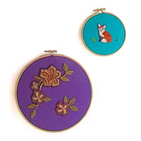 Image 2 of Fox and Flora Wall-hanging