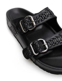 Image 5 of La tribe woven buckle sandal 