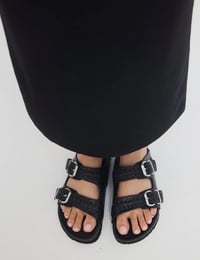 Image 2 of La tribe woven buckle sandal 