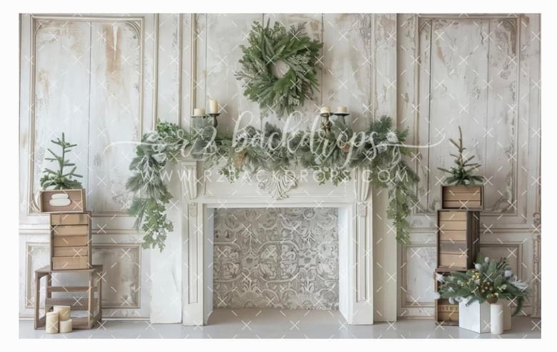 Image of White Mantel Christmas Minis 2024