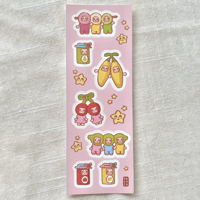Image 2 of Fruity Kewpie Babies Vinyl Sticker Sheet
