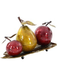 Image 1 of Metal Fruit Decorative Sculpture  