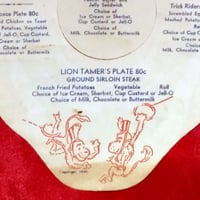 Image 4 of Hody's Clown Mascot - Hody's Restaurant Childrens Menu mask (1940s) 