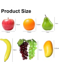 Image 2 of 20 Pcs Fake Fruit Pack