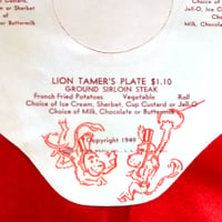 Image 4 of Hody's Clown Mascot - Hody's Restaurant Childrens Menu mask (1950s) - Second Edition