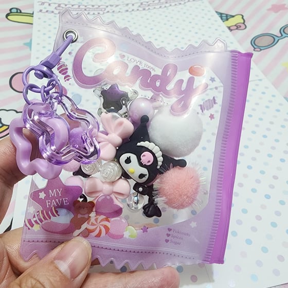 Image of Candy Bag Charm - Purple