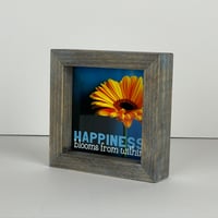 Image 2 of Framed Tile - Happiness Blooms From Within