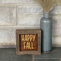 Image 3 of Framed Tile - Happy Fall