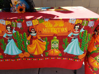 Image 4 of Dia de muertos Tablecloths 