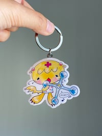 mew metal keychain 