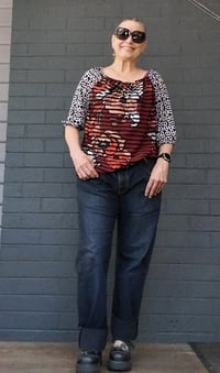 Image 1 of KylieJane Etta top -mixed big floral