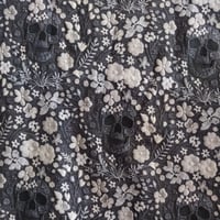 Image 2 of KylieJane tshirt -floral skulls