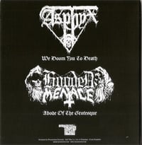 Image 2 of Asphyx/Hooded Menace split 7" EP