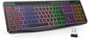 Wireless Gaming Keyboard, LED Backlit