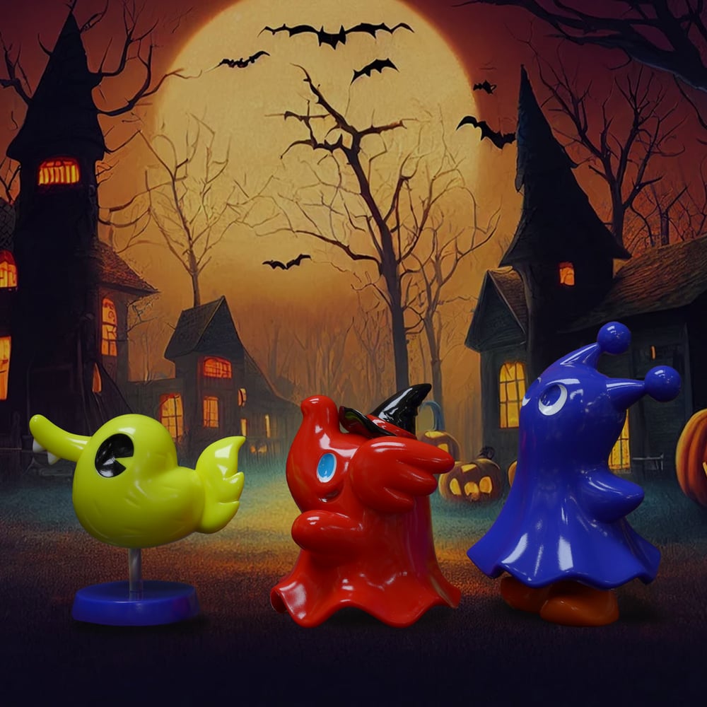 Image of GREENIE & ELFIE 'HUNGRY GHOSTS' LIMITED RESTOCK