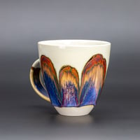 Image 1 of Blue Rainbow/Rust Arches - Large Mug